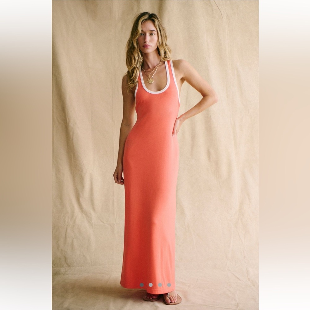 Free People Good Feels Open Back Midi Dress